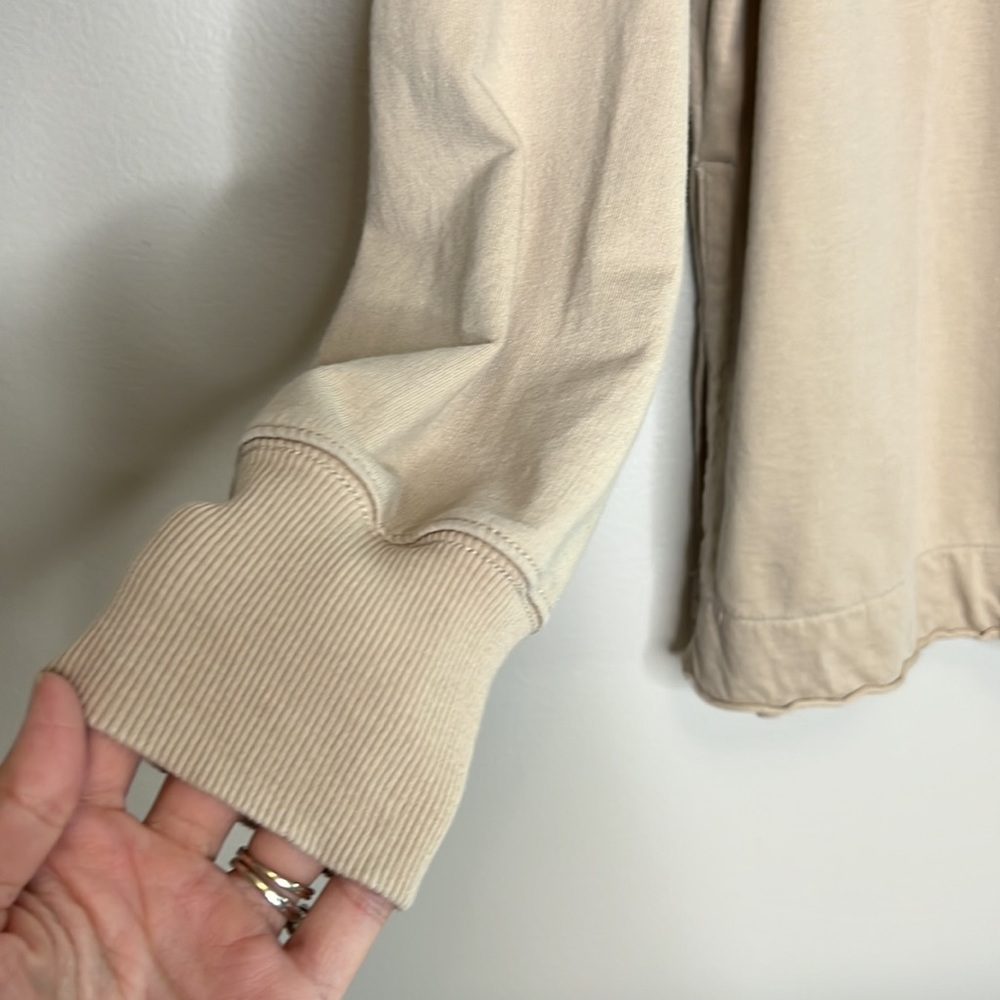 AERIE Sunwashed Desert oversized Hoodie in Strand size XS - Picture 3 of 11